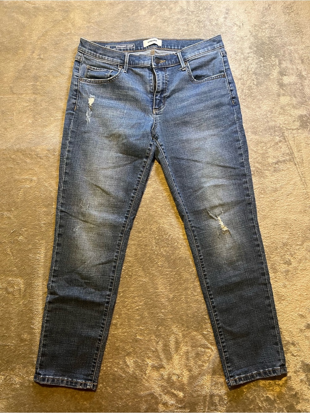 Sonoma Women's Straight Leg Jeans - Dark Blue